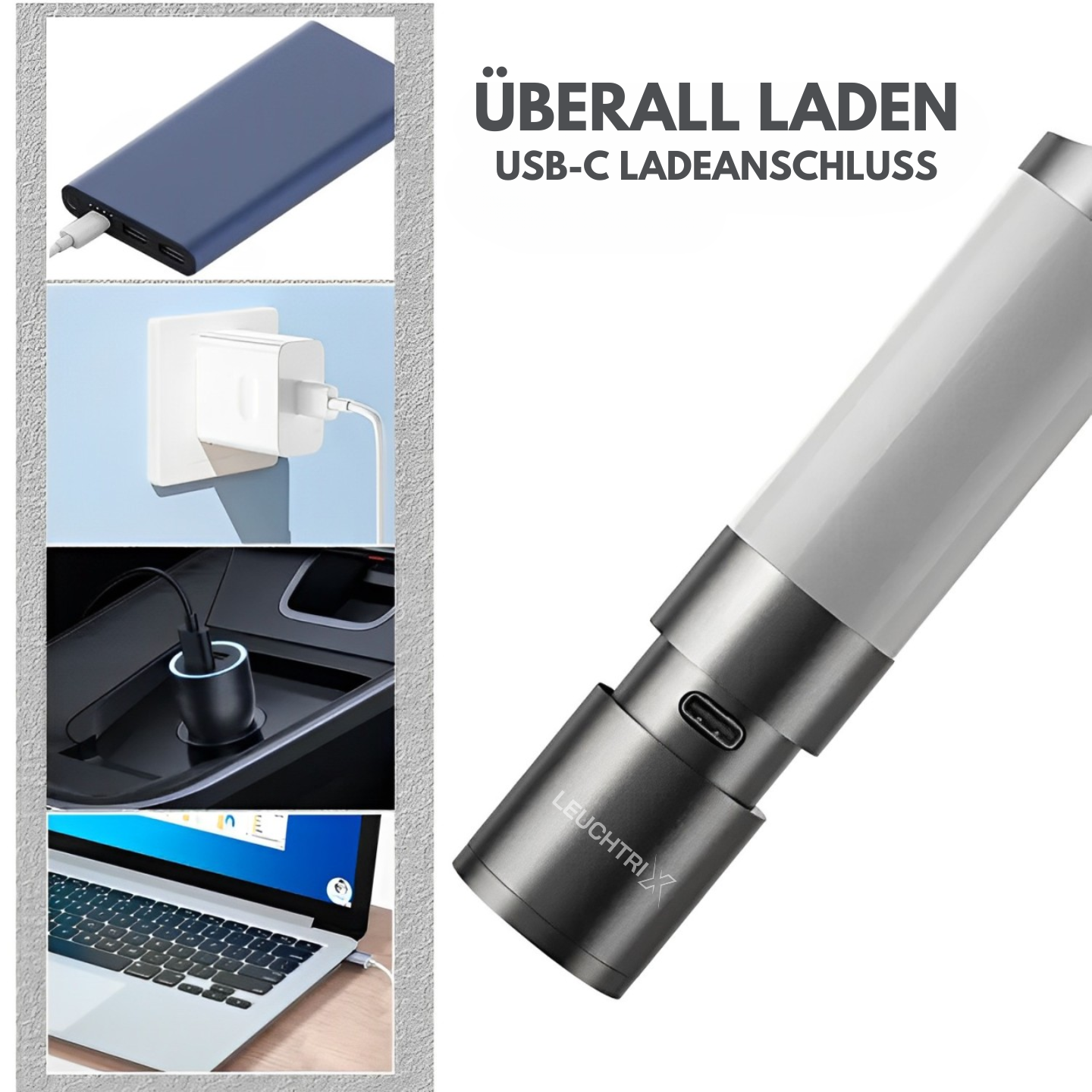 Leuchtrix Multifunktionale Taschenlampe